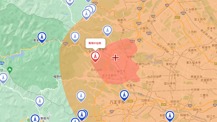 羽村市の地デジの電波