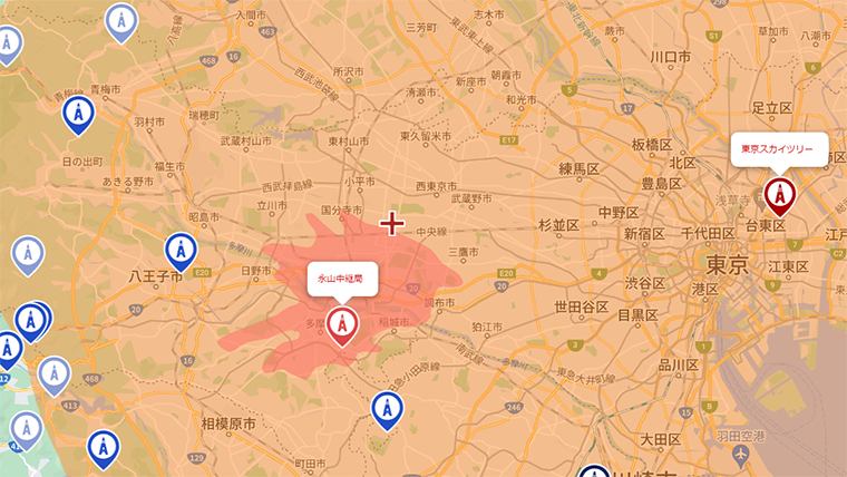 小金井市の地デジの電波