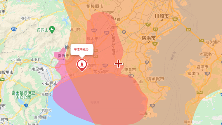 藤沢市の地デジの電波