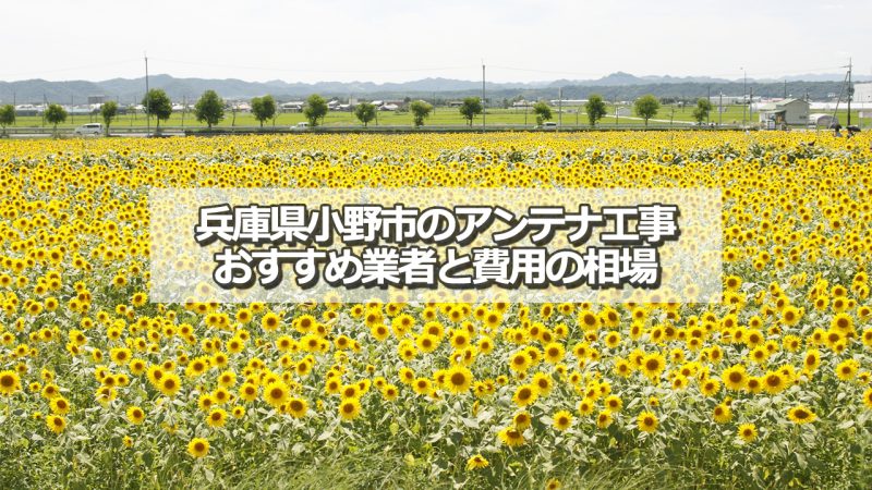 小野市でおすすめのアンテナ工事業者8社と取り付け費用の相場