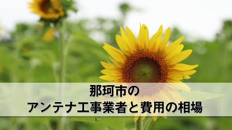 那珂市でおすすめのアンテナ工事業者7社と費用・相場