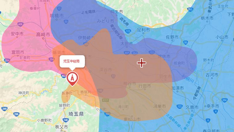 千代田町の地デジの電波状況