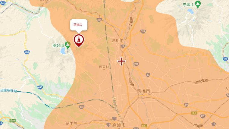 吉岡町の地デジの電波