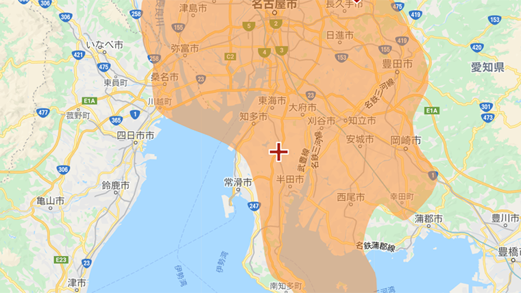 阿久比町の地デジの電波