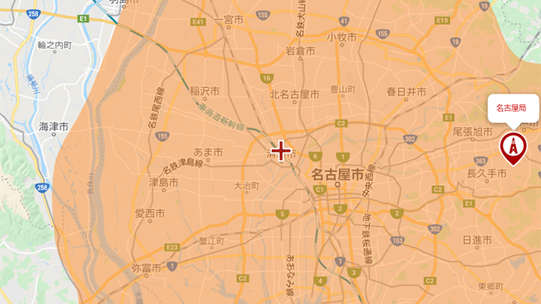 清須市の地デジの電波