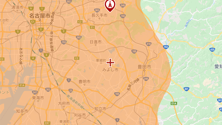 みよし市の地デジの電波