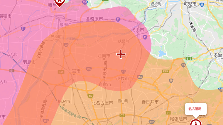 大口町の地デジの電波