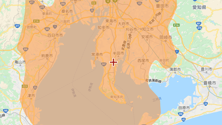 武豊町の地デジの電波