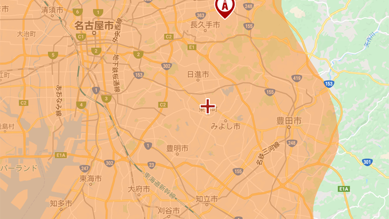 東郷町の地デジの電波