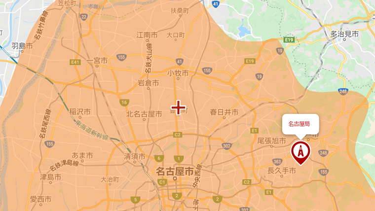 豊山町の地デジの電波