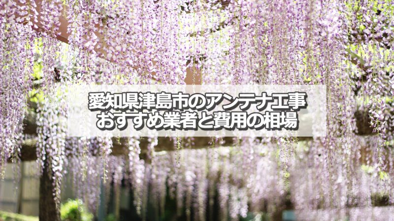 津島市でおすすめのアンテナ工事業者と取り付け費用の相場