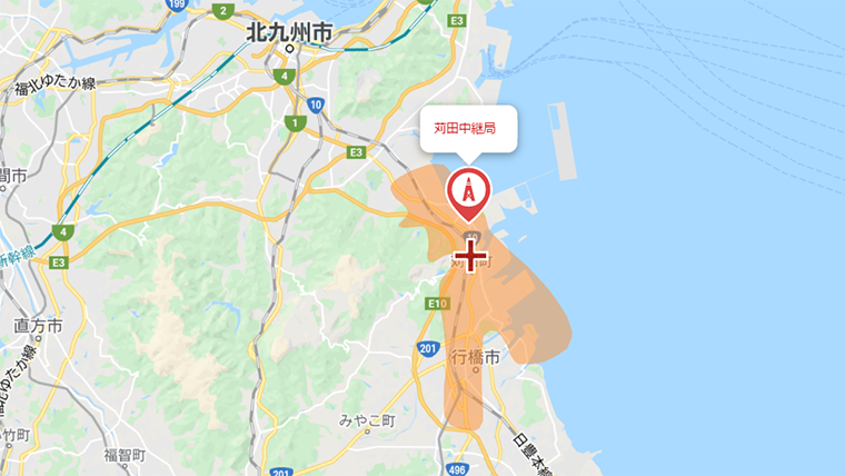 神田町の地デジの電波