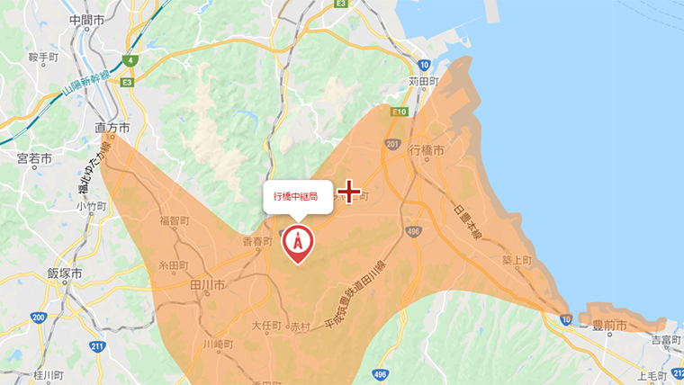 みやこ町の地デジの電波