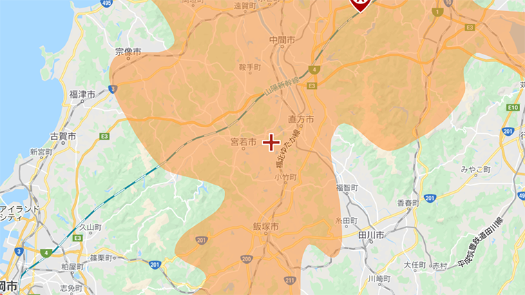 宮若市の地デジの電波