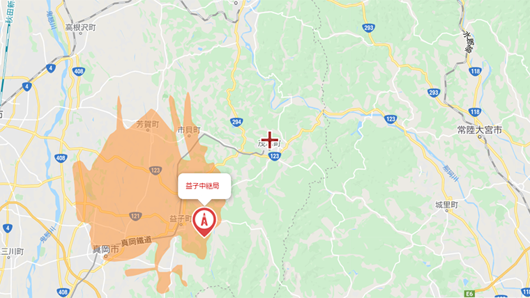 茂木町の地デジの電波