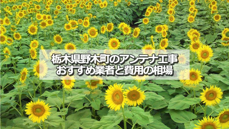 下都賀郡野木町でおすすめのアンテナ工事業者7社と取り付け費用の相場