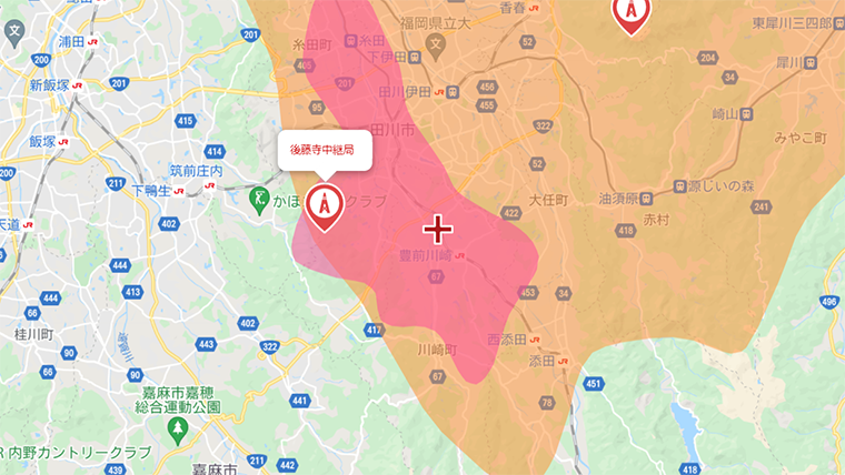 川崎町の地デジの電波