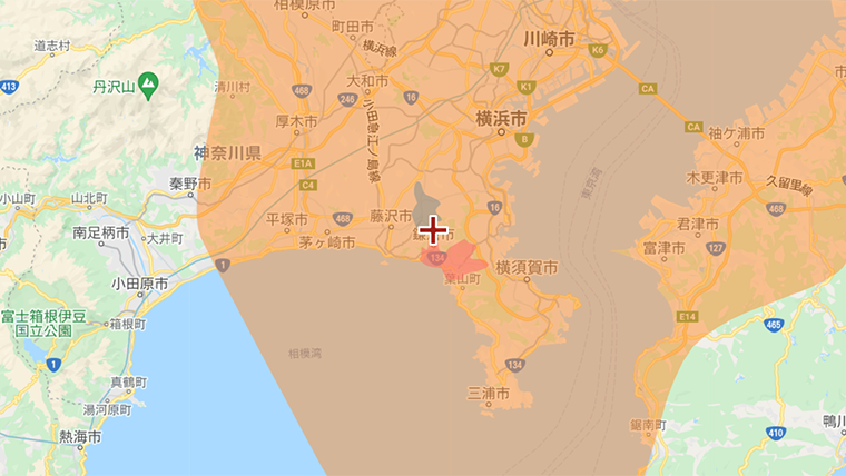 鎌倉市の地デジの電波