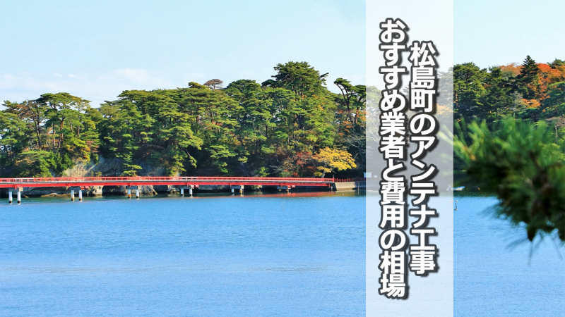 宮城郡松島町でアンテナ工事をするなら要確認！取り付け費用の相場とおすすめ業者