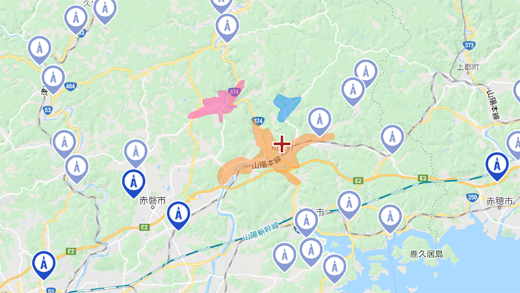 和気町の地デジの電波