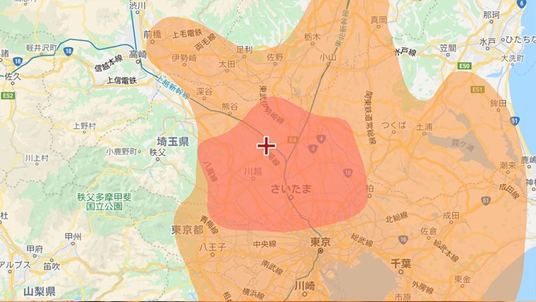 桶川市の地デジの電波