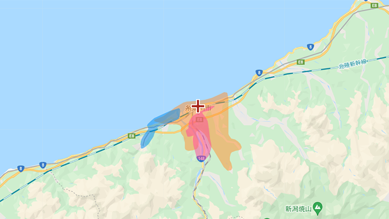 糸魚川市の地デジの電波