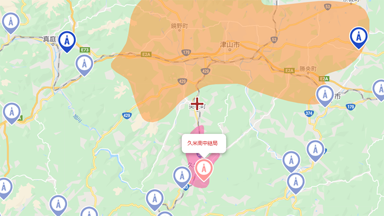 美咲町の地デジの電波