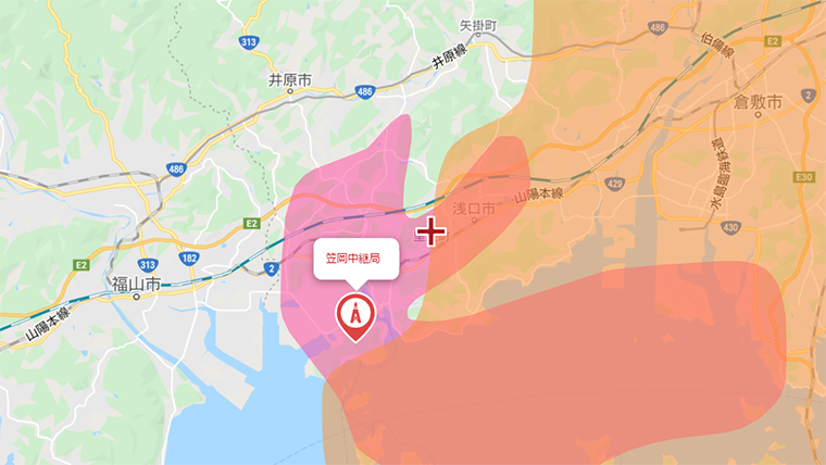 里庄町の地デジの電波