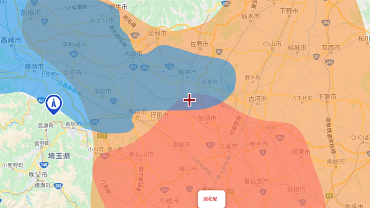 羽生市の地デジの電波