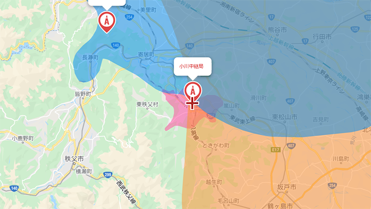 小川町の地デジの電波