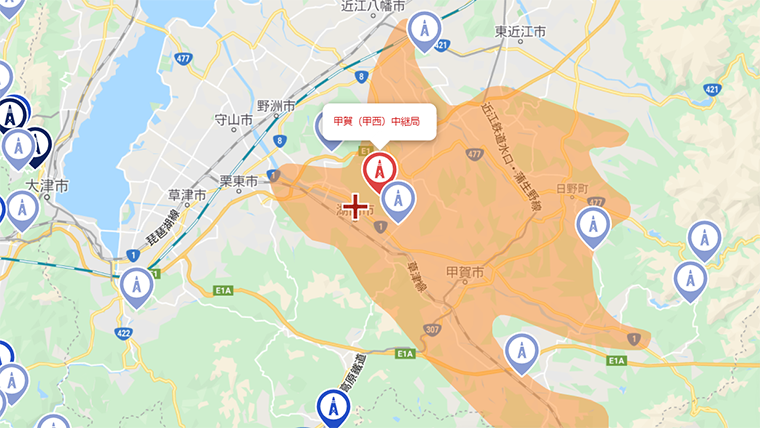 湖南市の地デジの電波