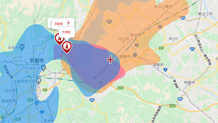 草津市の地デジの電波