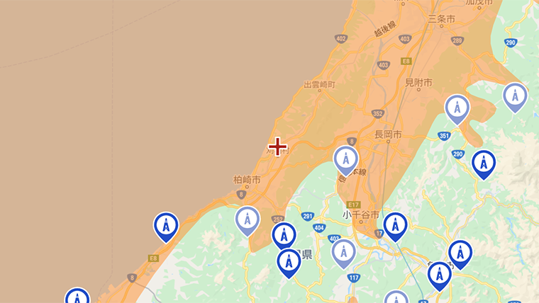 刈羽村の地デジの電波