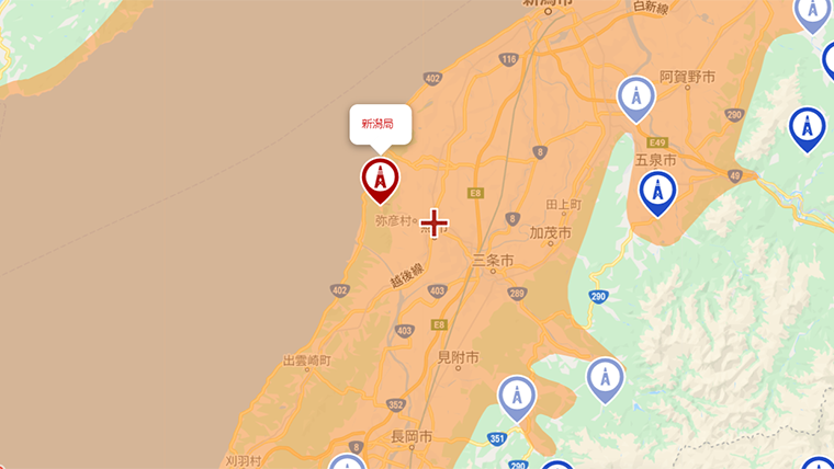 燕市の地デジの電波