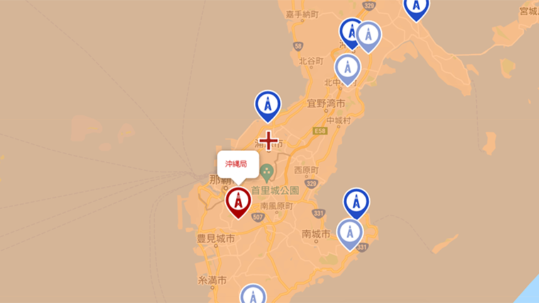 浦添市の地デジの電波