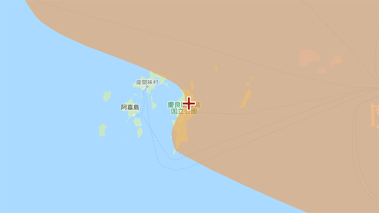 渡嘉敷村の地デジの電波