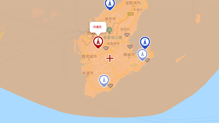 八重瀬町の地デジの電波
