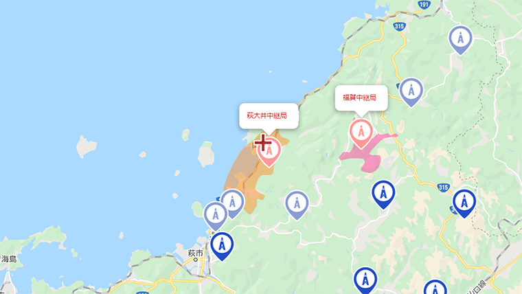 阿武町の地デジの電波