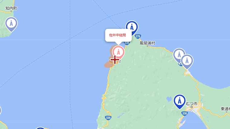 佐井村の地デジの電波