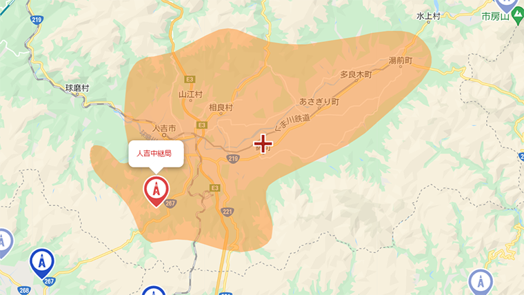 錦町の地デジの電波