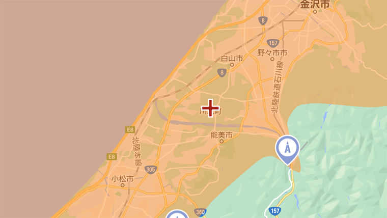 川北町の地デジの電波