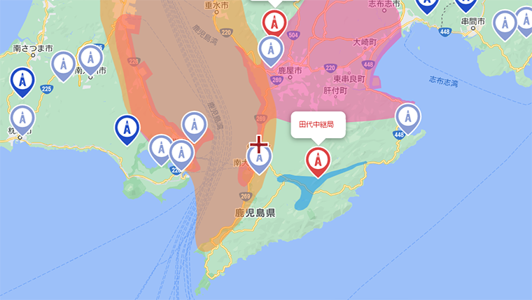 錦江町の地デジの電波