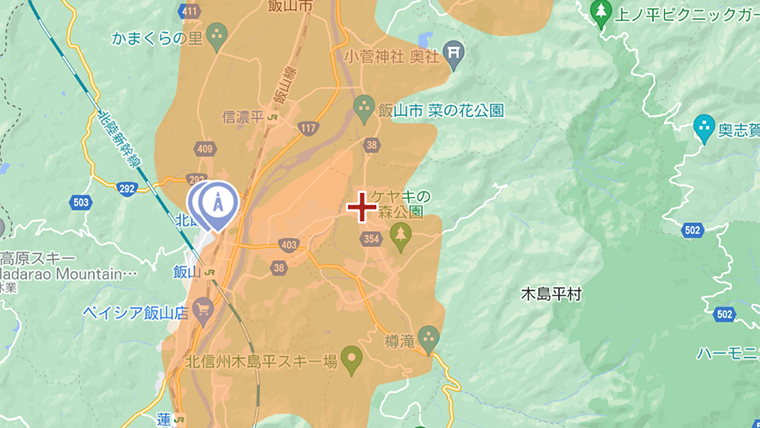 木島平村の地デジの電波