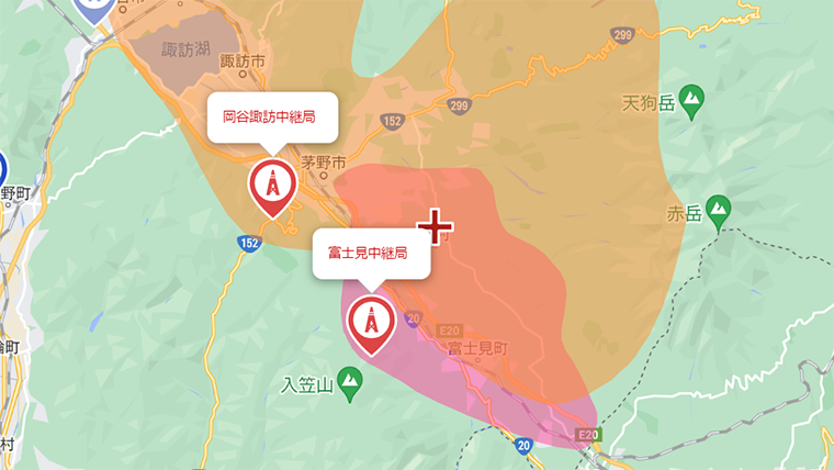 原村の地デジの電波