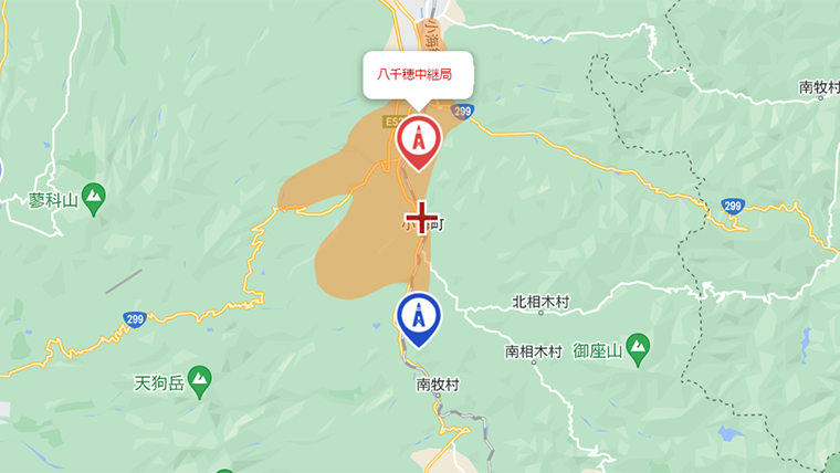 小海町の地デジの電波