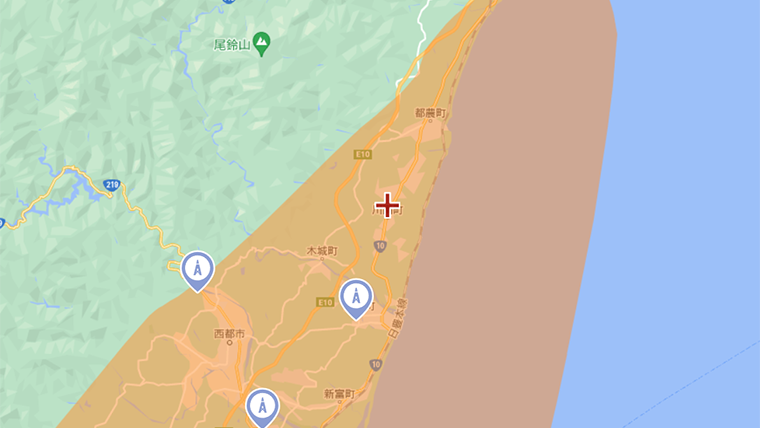 川南町の地デジの電波