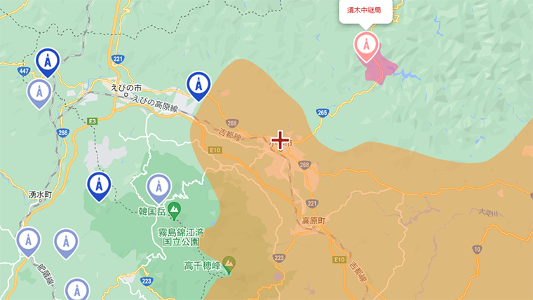 小林市の地デジの電波