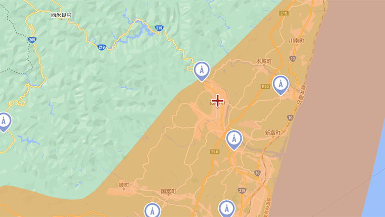 西都市の地デジの電波