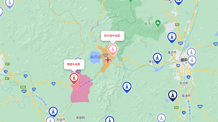 仙北市の地デジの電波