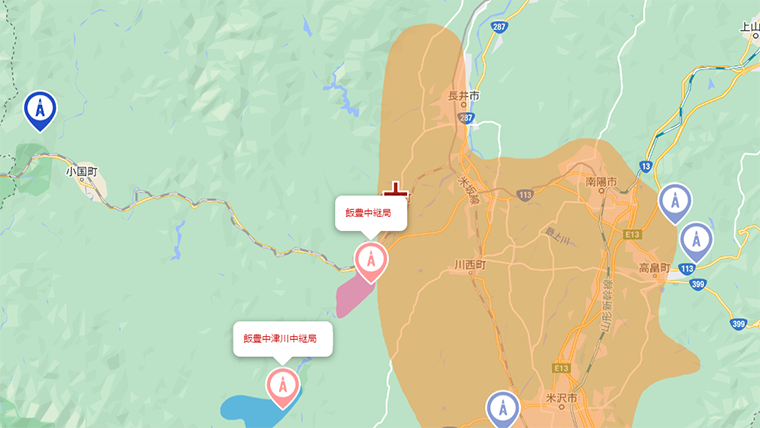 飯豊町の地デジの電波